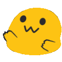 blob hype Slack emoji