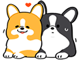 corgi loveq Slack emoji