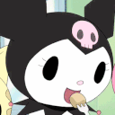 kuromi eat1q Slack emoji