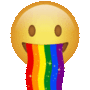 gay face Slack emoji
