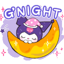 kuromi goodnightq Slack emoji