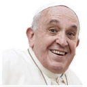 pope francis smile wave Slack emoji