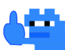 pepo srednji prst Slack emoji