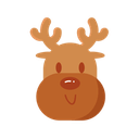 christmas deerq Slack emoji