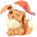 santa eeveeq Slack emoji