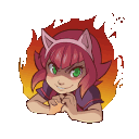 evil animatedq Slack emoji