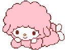 pink happychillq Slack emoji