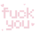 pink fuckyouq Slack emoji