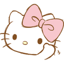 pink hkittyq Slack emoji