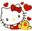 red hellokittyq Slack emoji