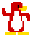 8bit penguinq Slack emoji