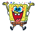 confetti spongeq Slack emoji