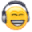 headphones Slack emoji
