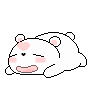 cute bear sleepy blush Slack emoji