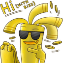 banana cool sunglasses Slack emoji