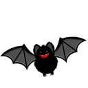 halloween bat q Slack emoji