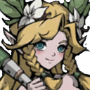 blonde wreath smile Slack emoji