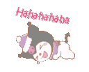kuromi hahaq Slack emoji