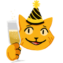 catsair cheersq Slack emoji