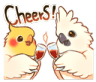 birb cheersq Slack emoji