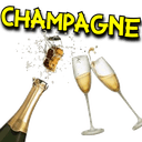 champagne2q Slack emoji