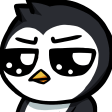 annoyed penguinq Slack emoji
