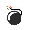 bomb q Slack emoji