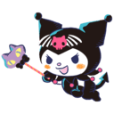 kuromi dressupq Slack emoji