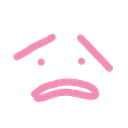 pinksadfaceq Slack emoji