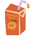 orangejuice q Slack emoji