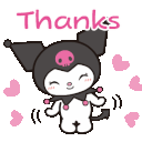 kuromi thanksq Slack emoji