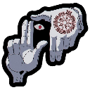 creepy peekq Slack emoji