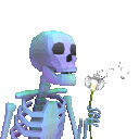 skelblowflowerq Slack emoji