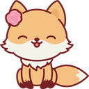 fox girl happyq Slack emoji