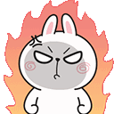 angry girlbunq Slack emoji