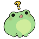 froggy confused q Slack emoji