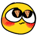 happypizzaeyes q Slack emoji