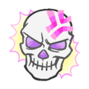angry skullq Slack emoji