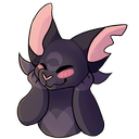 girl flirts backq Slack emoji