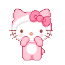 hello kitty hearts Slack emoji