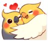 birb hugq Slack emoji