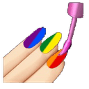 pride nailsq Slack emoji