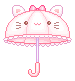 lily umbrella Slack emoji