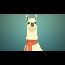 llama scarf Slack emoji