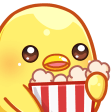 chick popcornq Slack emoji