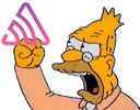 old man yells at sentry Slack emoji