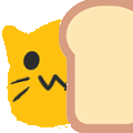 meow bread disappear Slack emoji
