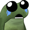 frog tear sad Slack emoji