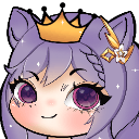 cute cat king crown Slack emoji