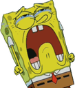spongebob yawn tired Slack emoji
